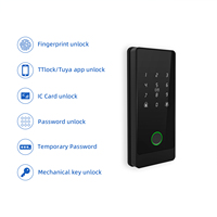 Cerradura Inteligente Digital Bluelock de Alta Calidad con App Tuya TTlock, Desbloqueo Biométrico por Huella Dactilar, Tarjeta y Llave para Apartamentos y Hogares