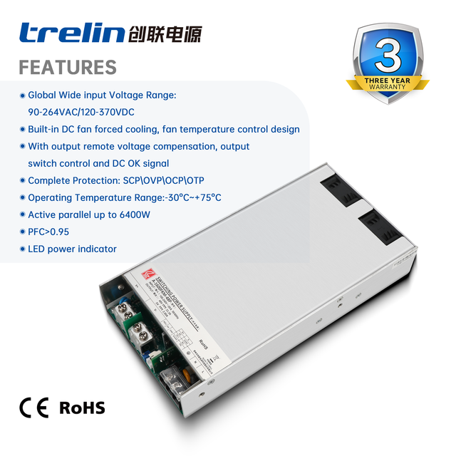A-1600FKM 1600W AC DC Switching Power Supply 12V 24V 48V 55V SMPS PSU High Efficiency for Industrial Use & Electronic Instrument