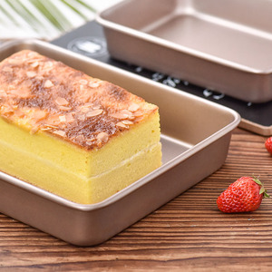 <strong>Rectangular</strong> <strong>Cake</strong> <strong>Pans</strong> Set Carbon Steel Non Stick Oven Safe For Home Baking - Product Image 4