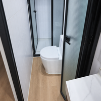 Maison modulaire préfabriquée de 20 pieds, hauteur intérieure 2,65 m, mini-maison pour studio de jardin ou logement d'invité