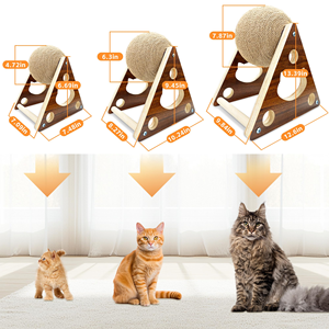 ลูกบอลข่วนแมว ลูกฟุตบอล กระดานข่วนแมว ของเล่นแมว - Product Image 5