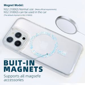 Funda Transparente Magnética Anti-Amarillamiento de Diseño de Fabricantes de Origen, Funda Transparente para Teléfono con Carga Inalámbrica TPU - Product Image 3