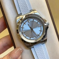 Montres en cuir exquises à quartz pour unisexe, boîtier en acier inoxydable 39 mm/30 mm, chronographe, montres de couple, commémoratives de festival