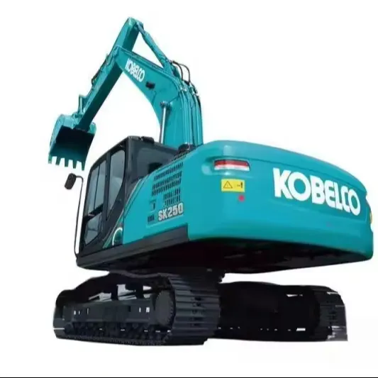 Le poids lourd 25 TONNES a utilisé l'excavatrice de kobelco sk250 a utilisé l'excavatrice