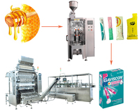Machine de formage, remplissage et scellage automatique multi-voies pour liquides, moteur pour plastique et papier, conçue pour la précision des liquides