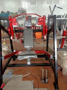 Attrezzature da palestra commerciali macchine caricate a piastra esercizio muscolare della <span class=keywords><strong>schiena</strong></span> con pressa per braccio fila seduta Lat Pullover Machine - Product Image 3