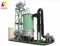 Tinggi efisiensi termal vertikal tabung api pelet biomassa ketel pembawa organik untuk industri kimia bensin Output uap batu bara