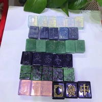 Penjualan Laris Kristal Buatan Tangan Disesuaikan Permainan Hiburan Mahjong Waktu Bebas Berlaku Kristal
