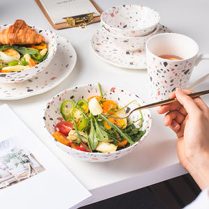 Veweet — bols en céramique imprimés, porcelaine de riz, soupe et service pour nouilles, série <span class=keywords><strong>passion</strong></span> - Product Image 5