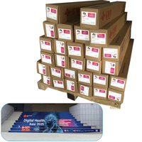 Haute qualité résistant à l'eau PVC auto-adhésif vinyle rouleau papier peint brillant Surface escalier autocollants imprimé affiche matériaux