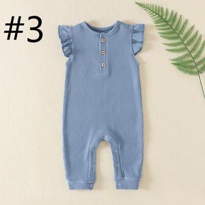 Pelele de algodón sin mangas para bebé recién nacido, diseño gofrado, ideal para verano y primavera - Product Image 5