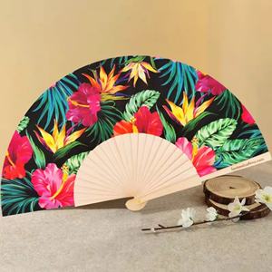 Éventail pliant en bambou personnalisé avec logo, style européen traditionnel espagnol, écologique, vente en gros, portable pour promotion - Product Image 4