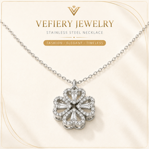 Collier en acier inoxydable pour femmes, accessoire moderne - Product Image 1