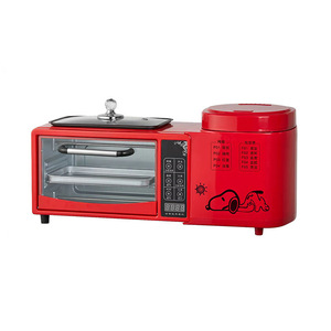 Machine à petit-déjeuner multifonctionnelle, machine à crêpes 600W avec commande par bouton tactile, plaque antiadhésive - Product Image 6