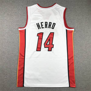 批发高品质缝制美国篮球球衣迈阿密热火队篮球服经典版球衣 - Product Image 3