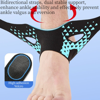 Attelle de soutien de la cheville avec compression élastique pour la stabilité des articulations, équipement de protection pour la prévention des blessures sportives pour la course à pied
