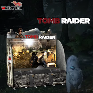 Machine de jeu d'arcade de tir en métal Tomb <span class=keywords><strong>Raider</strong></span>, fonctionnant à la pièce - Product Image 1
