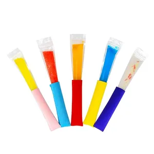 Sinh Thái Ice Freeze Pop Túi Ice Lolly Dính Túi Nhựa Cho Máy Làm Kem