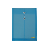 Porte-documents vertical en plastique transparent de format A4 FC, avec cordon de suspension, pour bureau, pour adultes