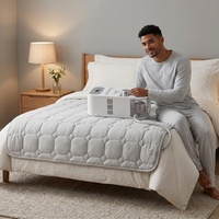 Matelas intelligent de luxe en coton de bambou 600TC à double zone de contrôle de température avec système de refroidissement silencieux et de réchauffement doux