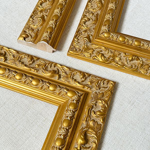 Quadro con Cornice in Legno Personalizzato OEM Europeo con Foglia d'Oro, Dipinto a Olio Ecologico Fatto a Mano con Stampa in Rilievo per Decorazione Murale - Product Image 3