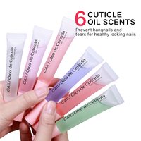 Huile à Cuticules 10ml avec Pinceau Doux Soin des Ongles Réparation des Cuticules Huile Naturelle Biologique Parfumée pour Nourrir les Ongles