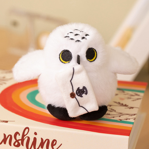 Peluche Gufo Bianco Hedwig Super Morbido in Cotone PP con Busta - Pupazzo Animale Imbottito a Forma di Gufo Cartone Animato - Product Image 1