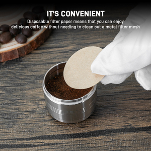 500 filtres à café non blanchis 32mm compatibles avec les dosettes de café Lavazza <span class=keywords><strong>Illy</strong></span> filtres en papier jetables ronds de remplacement - Product Image 5