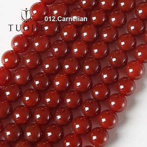 Perles de pierre naturelle de 6 à 10 mm, pierres précieuses en vrac, cristal rond lisse, perles de quartz rondes pour la fabrication de bracelets, colliers et bijoux DIY - Product Image 2