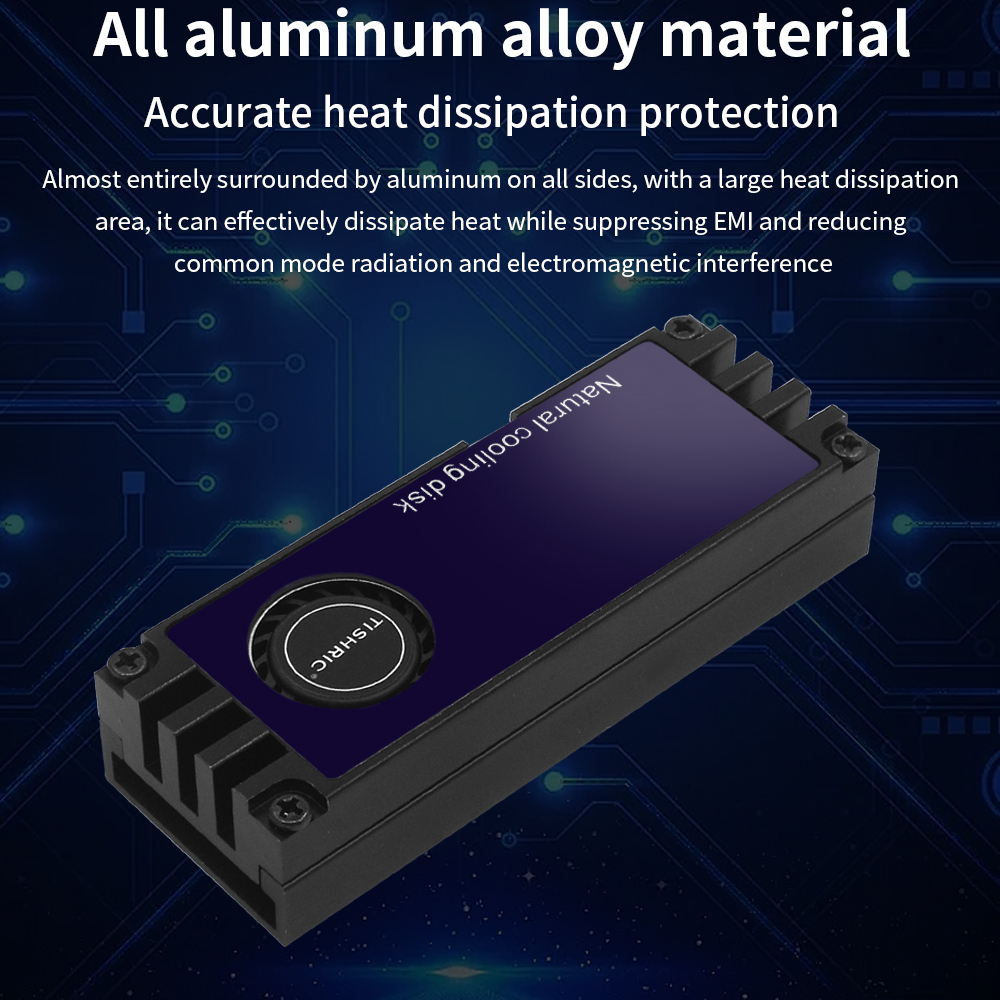 Dissipateur thermique en aluminium - Module de refroidissement pour amplificateur, transistor, appareils semi-conducteurs, ton noir, 150 mm (L) x 70 mm (l) x 10 mm (H