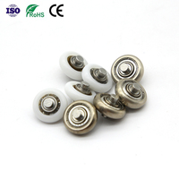 5x25x9mm Type de boule fixation de porte de douche poulie roues 19/23/25mm salle de bain douche rouleau coulissant coureur roulements à billes à gorge profonde