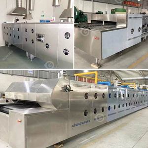 Horno de secado continuo de túnel eléctrico solar para alimentos con cinta transportadora para pizza, galletas y patatas fritas - Product Image 2