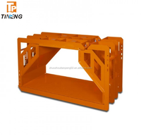 Moules à blocs de béton imbriqués en forme de W pour créer une base de support du mur