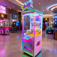 Machine de jeu à griffes à monnayeur, direct usine, pour jouets d'arcade, snacks et bonbons