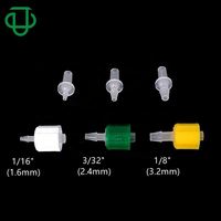 Raccords de tube Luer Lock médicaux en plastique, mâles, à raccord rapide 3/32" à 1/4", avec anneau de verrouillage rotatif, basse pression, anti-fuite