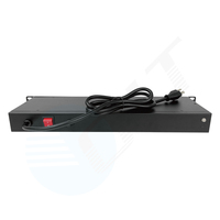 Interrupteur de transfert statique intelligent 1U 16A 30A 230V DPDU monté en rack, PDU Orient avec interrupteur de sortie C13 C19 USB
