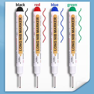 Marqueur <span class=keywords><strong>de</strong></span> charpentier à pointe longue HUAJIE en gros, marqueur permanent extra long, imperméable, résistant à l'huile, séchage rapide, chantier <span class=keywords><strong>de</strong></span> construction - Product Image 2