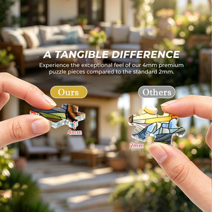 Ornement suspendu <span class=keywords><strong>pour</strong></span> fenêtre en forme de puzzle irrégulier sur le thème du christianisme, attrape-soleil en acrylique DIY <span class=keywords><strong>pour</strong></span> la maison et le jardin - Product Image 5