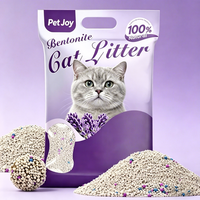 Litière pour chat OEM, vente chaude, 5 kg, forme de boule grise, 1-4 mm, 100 % naturelle, lavande, agglomération rapide, faible poussière, contrôle des odeurs, absorption rapide