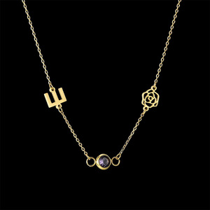 Collar con Nombre Personalizado SongYi, Chapado en <span class=keywords><strong>Oro</strong></span> <span class=keywords><strong>de</strong></span> 18K, Acero Inoxidable PVD, Resistente al Agua y al Deslustre, Regalo <span class=keywords><strong>de</strong></span> Joyería para <span class=keywords><strong>Mujer</strong></span> - Product Image 4