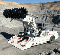 JIDDA ML520A, ponceuse continue robuste pour l'extraction de charbon en roche dure, coupeuse souterraine de 90 tonnes, moteur 415V 795kW, système de dépoussiérage