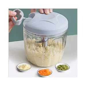 Meat Garlic Crusher Mini Food Crushing Machine Vegetable Grinder Chopper Mincer Hand Press Kitchen Useful Gadget Shredder