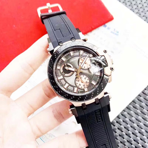 Đồng hồ nam chống nước sang trọng mới đồng hồ thạch anh chống nước dây đeo silicon đa chức năng thời trang - Product Image 5