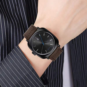 TOMI - Juego de 2 Relojes de Cuarzo para Hombre y Gafas de Sol, Reloj de Pulsera Informal de Moda con Manecillas Luminosas para Uso Diario - Product Image 4