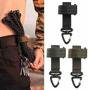 Portachiavi tattico con fibbia appesa moschettoni <span class=keywords><strong>corda</strong></span> da arrampicata portachiavi per guanto campeggio all'aperto - Product Image 2