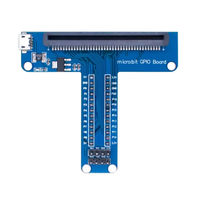 Papan pengembangan Microbit modul papan ekspansi GPIO tipe-t Micro:bit DC 3 V-5 V papan adaptor papan roti Python