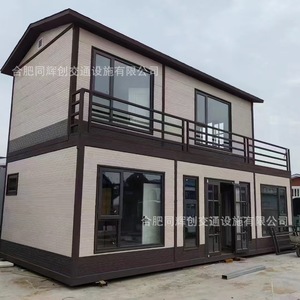 Casas Contenedor de Dos Pisos, Oficina Móvil, Panel Sándwich, Diseño Moderno para Uso de Oficina - Product Image 4
