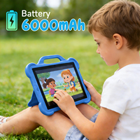 Nouvelle tablette Android 15.0 de 10,1 pouces pour enfants, processeur octa-core 2,0 GHz, 8 Go de RAM + 32 Go de stockage, appareil photo 8 MP, tablette PC Wi-Fi antichoc à écran capacitif