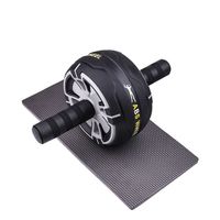 Kit de rouleaux abdominaux AB en gros, équipement d'entraînement à domicile très populaire, ensemble d'exercices pour les muscles abdominaux pour femmes avec barre de poussée