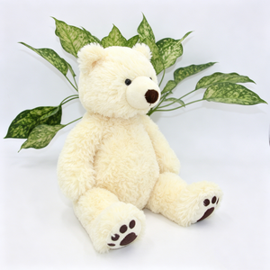 Oso de peluche personalizado color crema, oso de peluche blanco, oso de peluche suave y esponjoso, oso de peluche estilo oso polar. - Product Image 2
